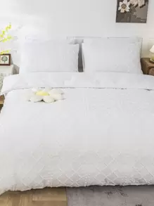 Tufted Duvet Cover Set Without Filler