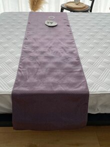 Bộ đồ giường & Khăn quàng cổ Sọc ca rô - Màu tím - Xem 4