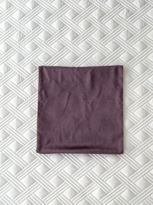 Bộ đồ giường & Khăn quàng cổ Sọc ca rô - Màu tím - Xem 5