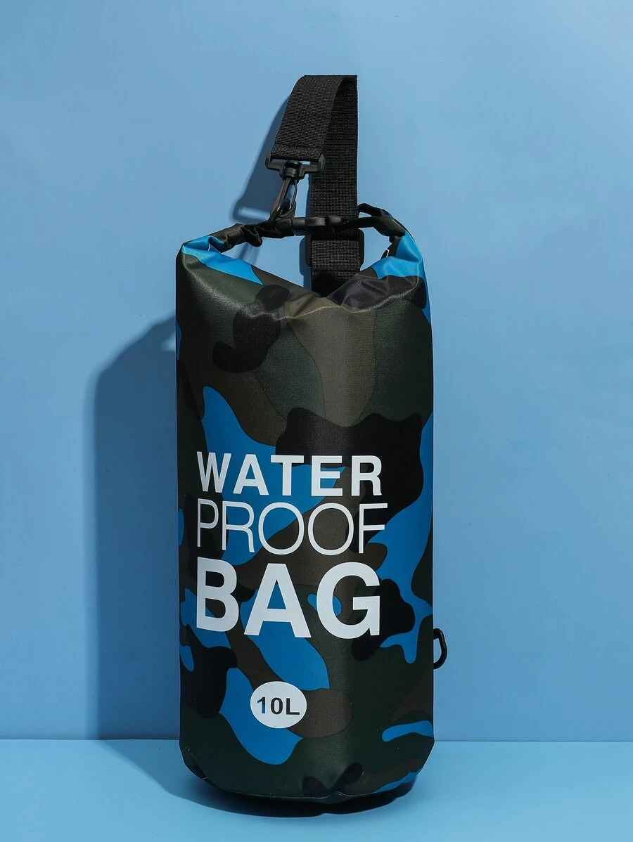 1pc 10L Camo Water Resistant Diving Bag - Multicolor - View 1