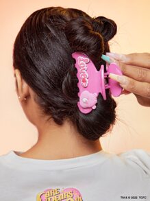 SHEIN X Care Bears 字母和卡通元素裝飾的可愛發卡