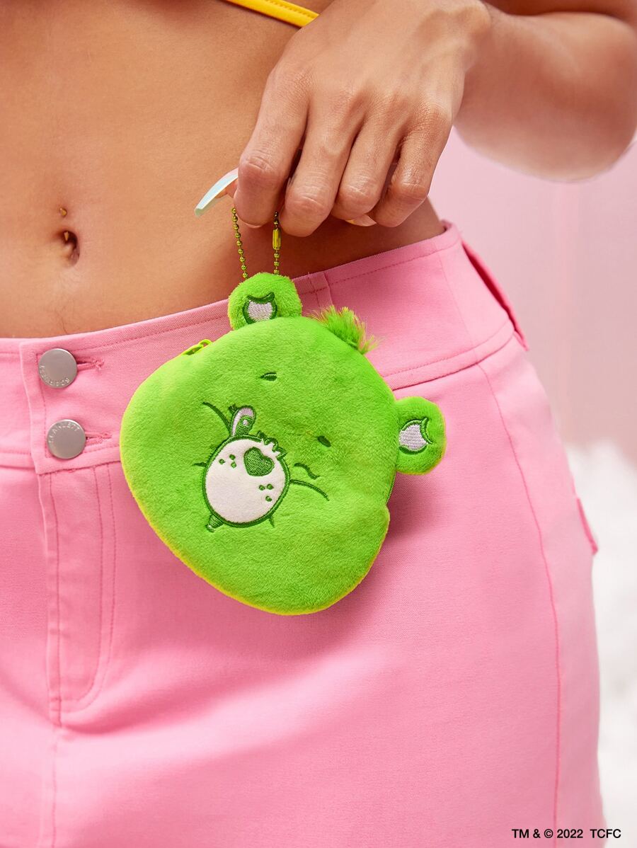 SHEIN X Care Bears Cartoon Bear Design Bag Charm - Green - View 1
