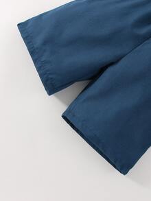 小男童熱帶圖案襯衫和短褲