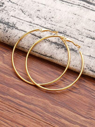 Shein gold hoops Clearance
