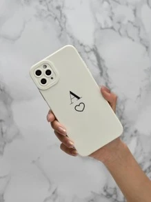 Funda para móvil con estampado de letra - Blanco y Negro - View 2