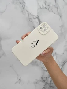 Funda para móvil con estampado de letra - Blanco y Negro - View 5