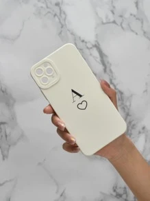 Funda para móvil con estampado de letra - Blanco y Negro - View 6