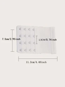 1入組隨機4鉤4排內衣延伸扣 - 彩色 - 查看 3