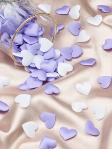 100pcs Random Color Heart Confetti, Non-woven Fabric Throwing Confetti For Party - Multicolor - View 4