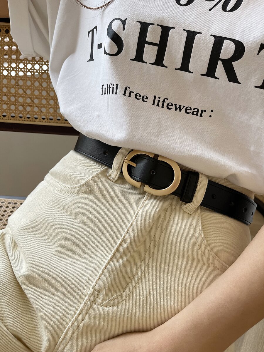 DAZY Oval Buckle Belt