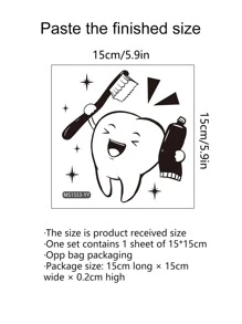 1 miếng dán tường hoạt hình, miếng dán tường nghệ thuật bằng PVC màu đen chống thấm nước cho phòng tắm, miếng dán, miếng dán tường, miếng dán vinyl trang trí nhà cửa, vật dụng trang trí mùa xuân làm mới ngôi nhà của bạn, miếng dán trang trí lễ hội quà tặng sinh nhật tốt nghiệp - Đen và trắng - Xem 5
