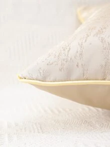 Miater 1入組提花靠墊套不附帶墊芯 - 金色 - 查看 3