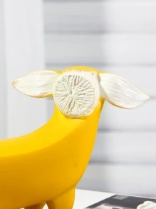 1pc Banana Design Dog Shaped Decoration Craft Best Gifts Birthday - Multicolor - View 4