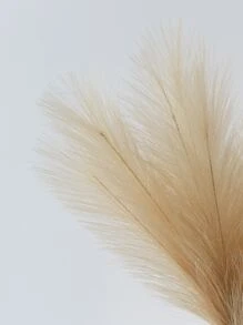 1pc 5 Branches Faux Pampas Grass Artificial Reeds Fluffy Artificial Fake Flower Boho Decor For Wedding Party Decoration, Home Living Room Bedroom Decor, Vase Arrangement, DIY Photoshoot Props - Multicolor - View 4