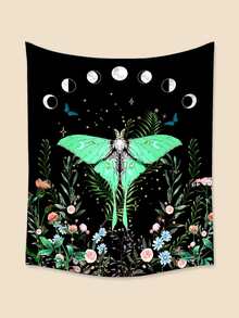 Floral Print Tapestry - Multicolor - View 6