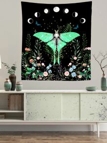 Floral Print Tapestry - Multicolor - View 7