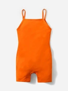 SHEIN Peto Cami Sólido Para Bebé Niña