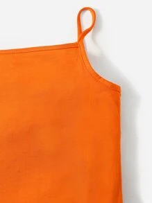 SHEIN Peto Cami Sólido Para Bebé Niña