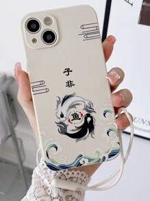 vỏ điện thoại hình con cá có dây buộc - Màu be - Xem 2