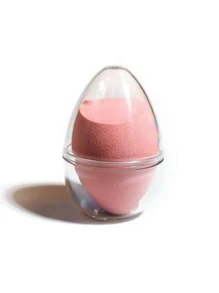 1pc Makeup Sponge With Storage Box,2 powder puff sets, beauty eggs+storage box set makeup, portable makeup sponge daily makeup - Dusty Pink - View 3