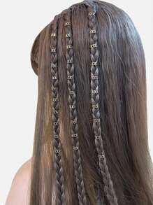 30pcs Hollow Out Hair Ring - Gold - View 1