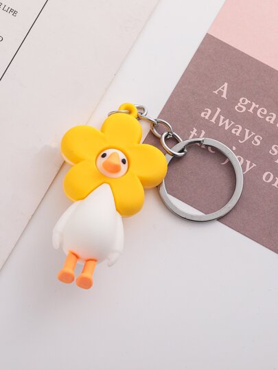 あひる★アヒルのキーチェーンチャームホルダー★PARFOIS Amazon.co.jp: [yarui] キーホルダー ダック ぬいぐるみ アヒル