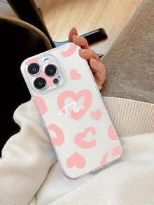 Funda para móvil con patrón de corazón - Multicolor - Ver 3