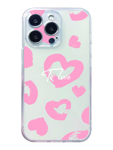 Funda para móvil con patrón de corazón - Multicolor - Ver 4