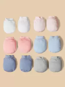 Bebé 3 pares Guantes de color al azar - Multicolor - Ver 1