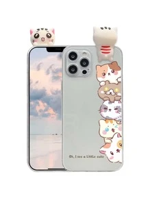 3d卡通貓手機殼,支援iphone 15/15 Pro/15 Plus/15 Pro Max/14/14 Plus/14 Pro/14 Pro Max/11 Pro Max/12/12 Pro/12 Pro Max/13/13 Pro/13 Pro Max/11/11 Pro和samsung S24uu/s24+/s24等型號 - 彩色 - 查看 1