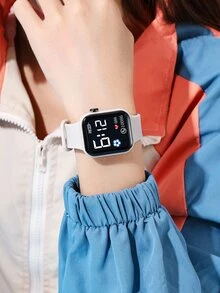 1pc Water Resistant Electronic Watch