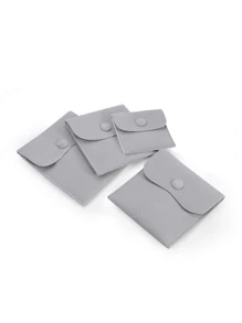 1 túi lưu trữ trang sức mini di động - Xám - Xem 2