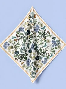 1 Khăn Quấn Khăn Turban Thời Trang In Hoa Thanh Lịch Cho Nữ-Mũ Chemo Mềm, Khăn Trùm Đầu, Mũ Hijab, Và Khăn Bandana, Dây Buộc Tóc, Băng Đô Lý Tưởng Để Trang Điểm Cho Bạn - Nhiều màu - Xem 1