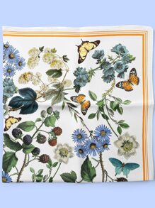 1 Khăn Quấn Khăn Turban Thời Trang In Hoa Thanh Lịch Cho Nữ-Mũ Chemo Mềm, Khăn Trùm Đầu, Mũ Hijab, Và Khăn Bandana, Dây Buộc Tóc, Băng Đô Lý Tưởng Để Trang Điểm Cho Bạn - Nhiều màu - Xem 4