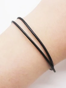 結飾手環 - 黑色 - 查看 1