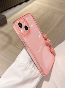 电镀2.0mm厚亚克力防震手机壳，兼容 15/15 Pro Max/15 Pro/15 Plus/11/12/13/14 Pro Max/Xs/Xr/11 Pro/11 Pro Max/12 Pro/12 Pro Max/13 Pro/13 Pro Max/7 Plus/14 Pro/14 Pro Max/14 Plus/7 Plus/8 Plus/8/SE2，柔软简约风格，国际版，非国内版 - 粉色 - 查看 6