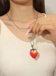 Collar con accesorio fresa - Multicolor - Ver 1