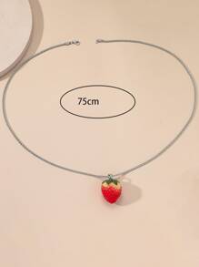 Collar con accesorio fresa - Multicolor - Ver 3