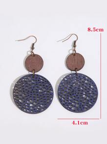 Hoa tai hình tròn thả rỗng - Nhiều màu - Xem 5