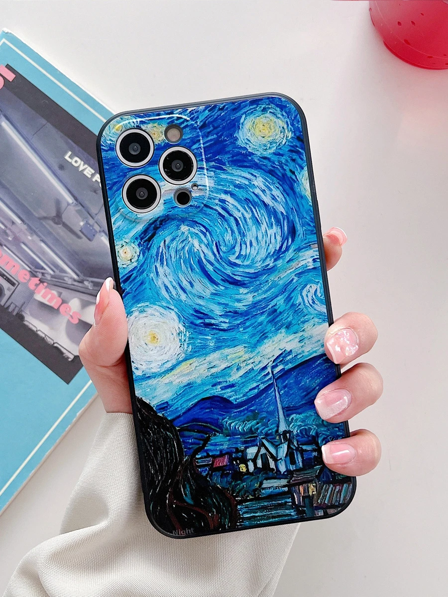 Oil Painting Phone Case - Multicolor - View 1