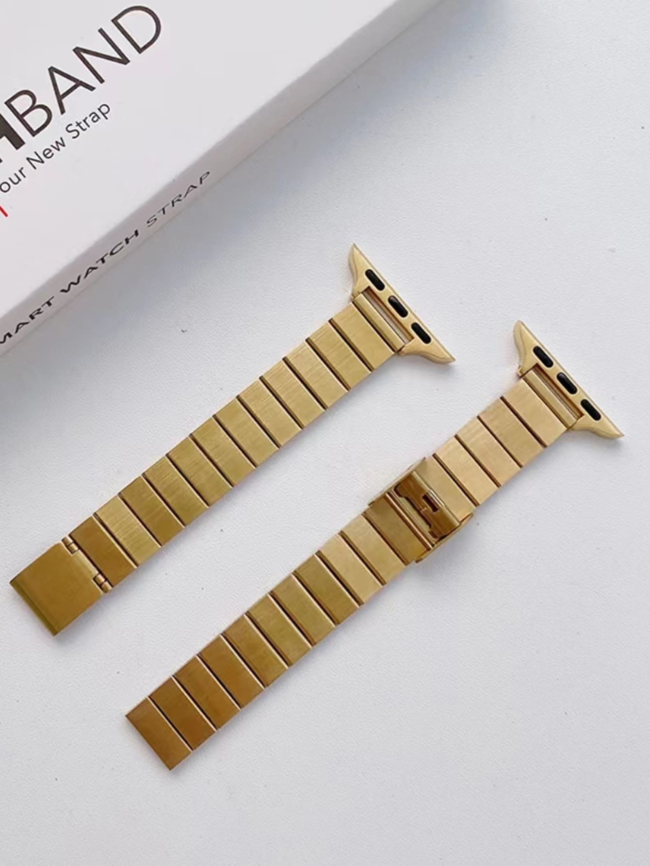 不銹鋼錶帶適用於Apple Watch - 金色 - 查看 1