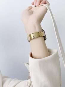 不銹鋼錶帶適用於Apple Watch - 金色 - 查看 2