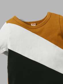 男嬰撞色T恤 - 彩色 - 查看 3