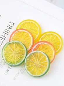 6pcs Artificial Lemon Slice - Multicolor - View 2