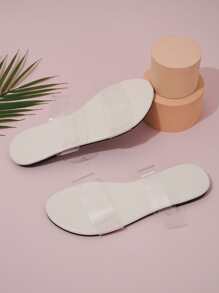 Dép bệt Nữ màu trơn Đúng mốt - Màu be - Xem 6