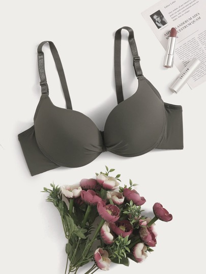 حمالة صدر ضغط بلون موحد