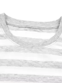 Niños Camiseta con estampado de rayas - Multicolor - Ver 3