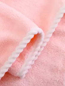 1pc Fruit Embroidered Ultra Fine Fiber Towel (Bath Towel/Hand Towel) Home Bathroom Decor - Pink - View 7