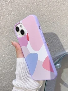 Coque de téléphone portable à blocs de couleurs - Multicolore - Voir 2