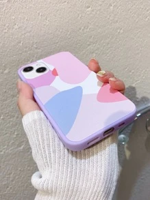Coque de téléphone portable à blocs de couleurs - Multicolore - Voir 5